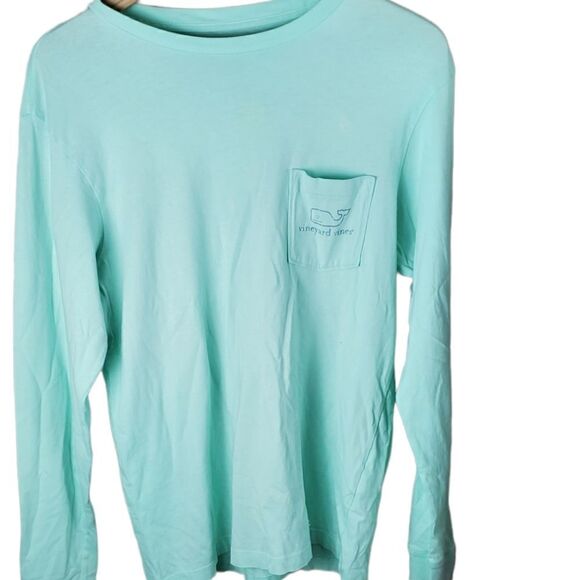 Vineyard Vines Mint Green Long Sleeve T-Shirt - Picture 1 of 4